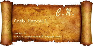 Czéh Marcell névjegykártya